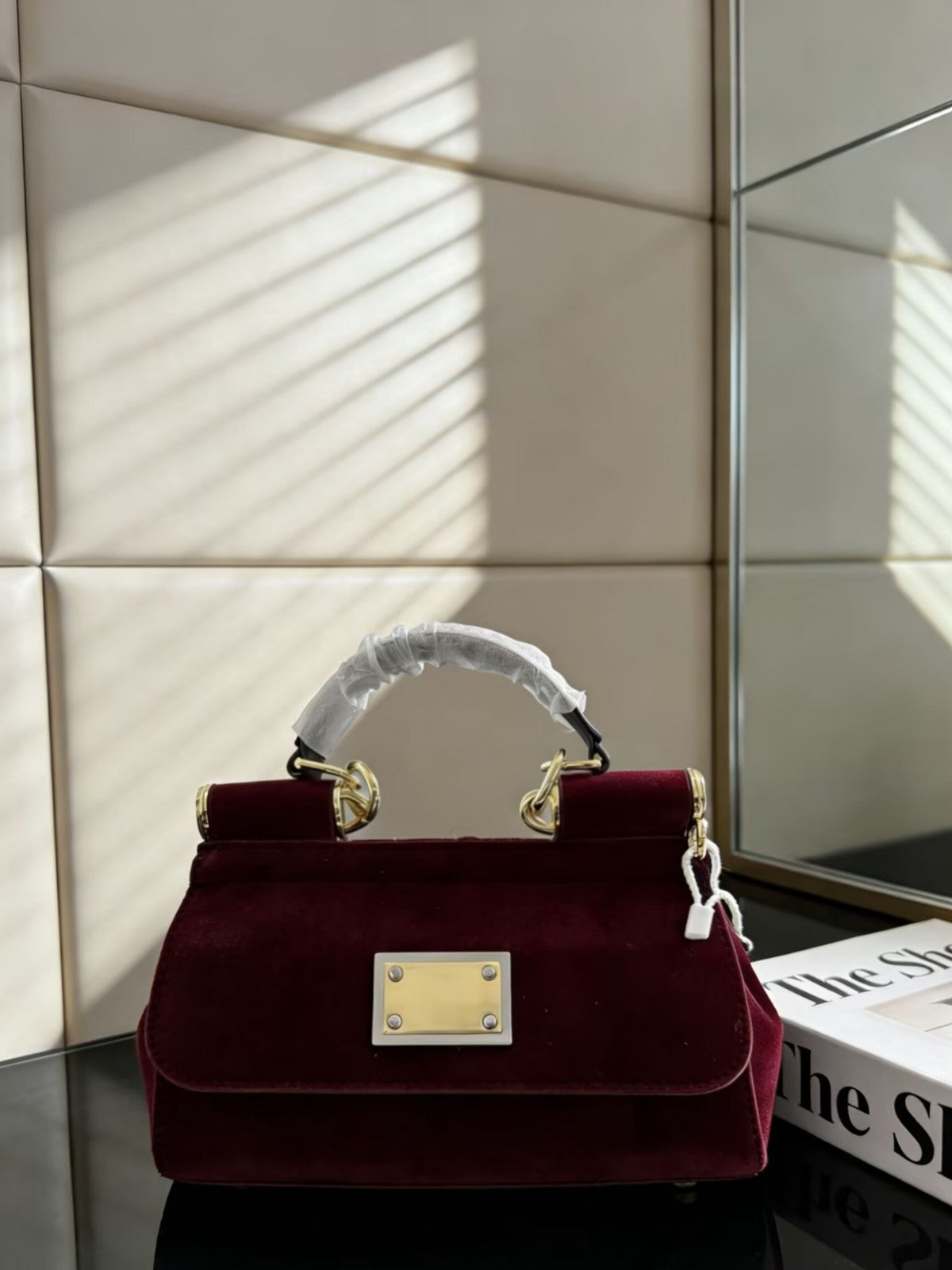 Women's Mini Sheath Hardware Dog Teeth Tote Bags