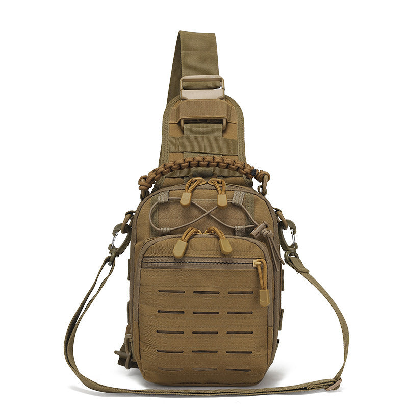 Portable Cycling Camouflage Pannier Laser Punching Sports Satchel, Hanging Bag