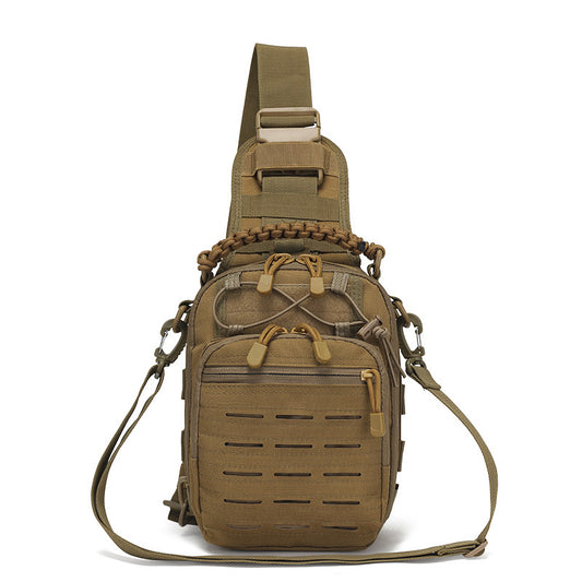 Portable Cycling Camouflage Pannier Laser Punching Sports Satchel, Hanging Bag