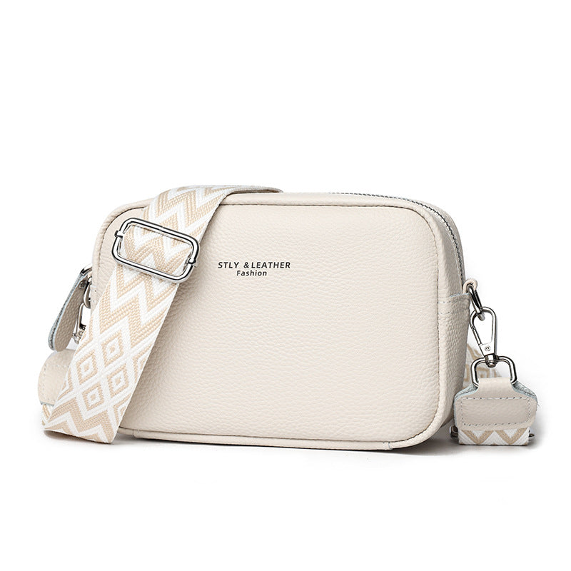 Women's Layer Cowhide Fashion Versatile Large Capacity Genuine Bags