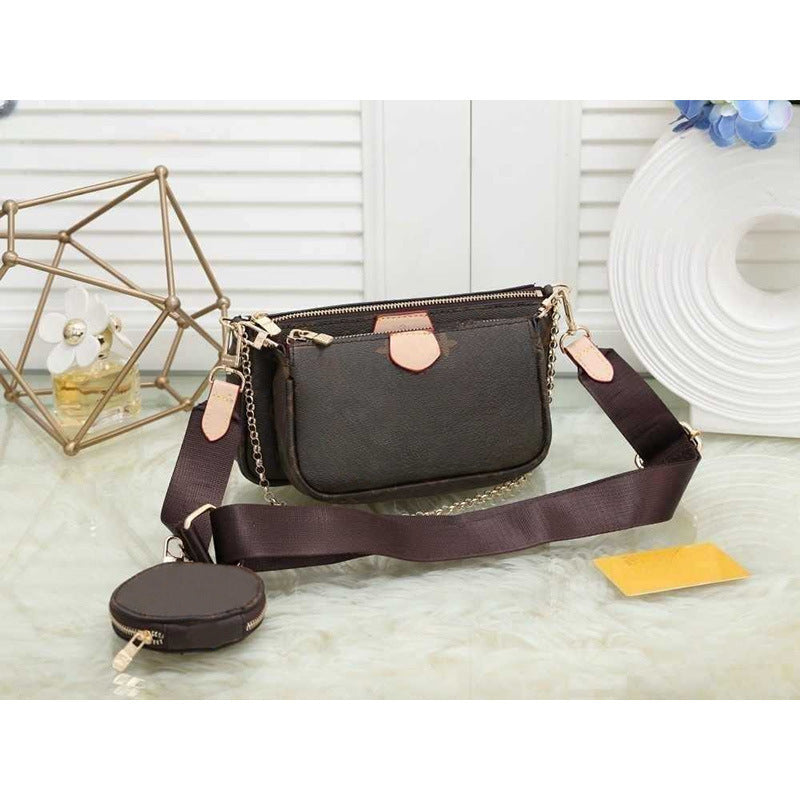 Women's Fashion Classic Three-piece Set Mahjong Chain Women's Shoulder Bag