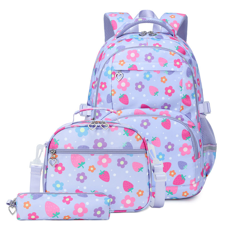 Primary Three To Six Levels Large Capacity College Student Schoolbag