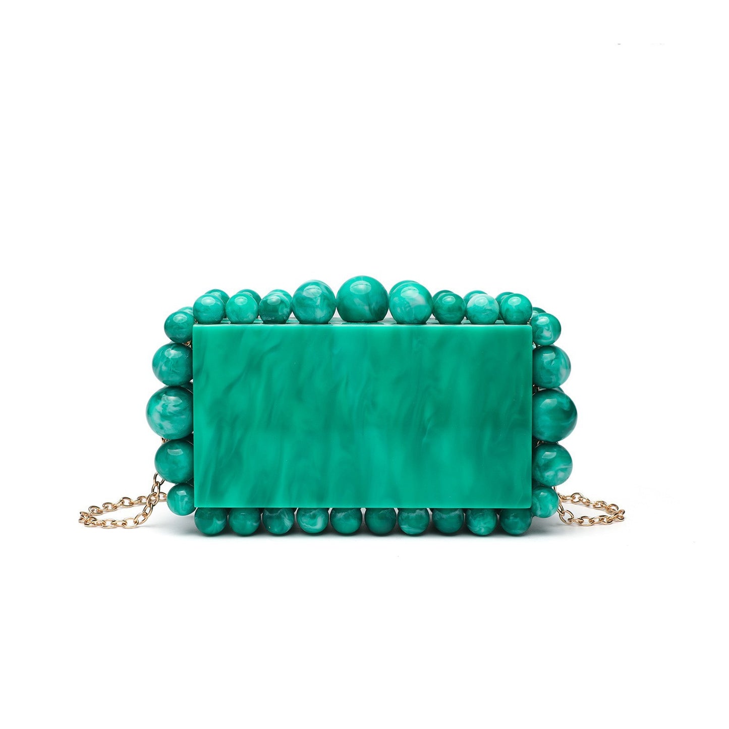 Women's Advanced Fan-shaped Elegant Clutch Chain Bags