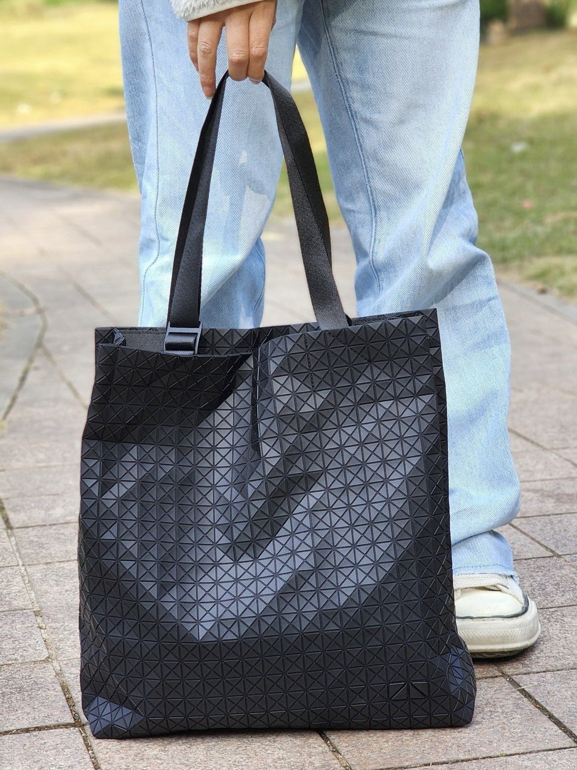 Vertical Stay At Home Rhombus Shopping Fashion Large Capacity Shoulder Bags