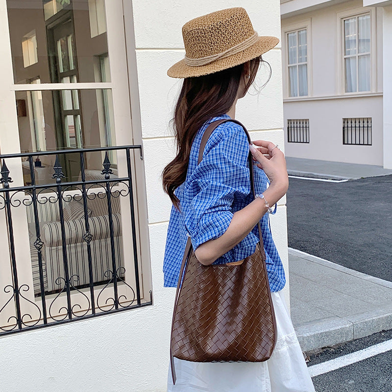 Women's Woven Niche Large Capacity Totes Women's Messenger Bag
