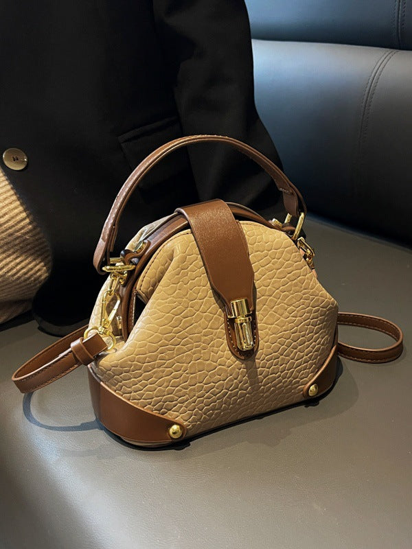 Women's High-grade Fashion Portable Simple Textured Women's Messenger Bag