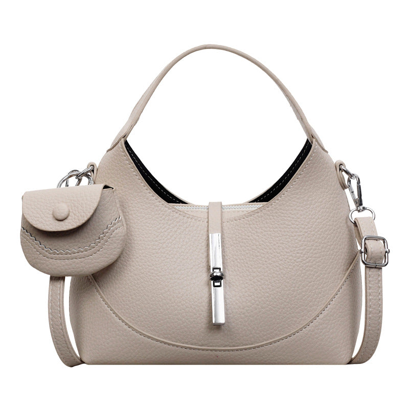 Women's Korean Style Niche Soft Leather Lazy Temperament Women's Messenger Bag