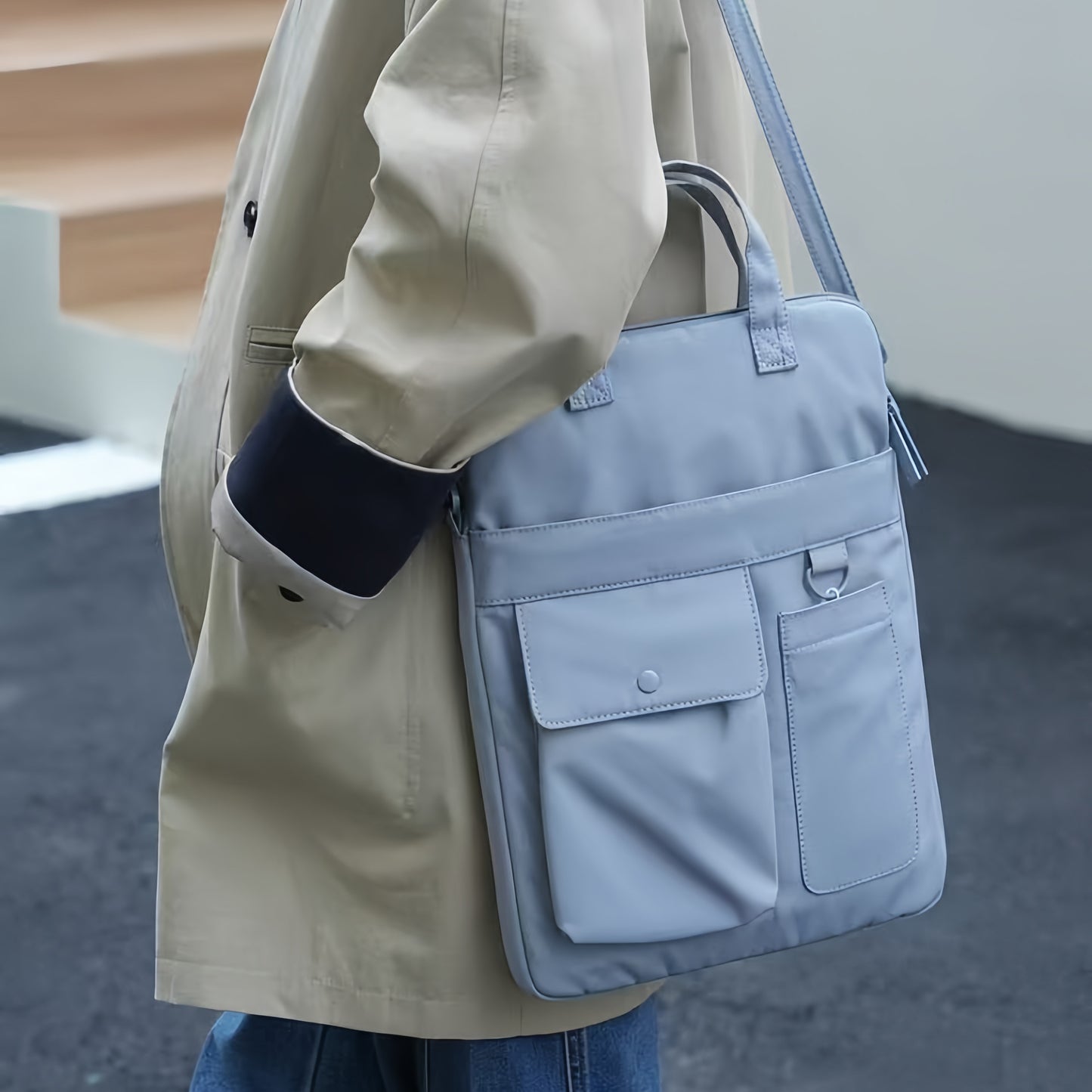 Women's & Men's Inch Commuter Business Trip Sling Laptop Bag