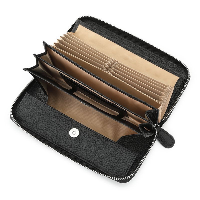 Women's Style Leather Expanding Fashion Popular Long Ladies Wallet