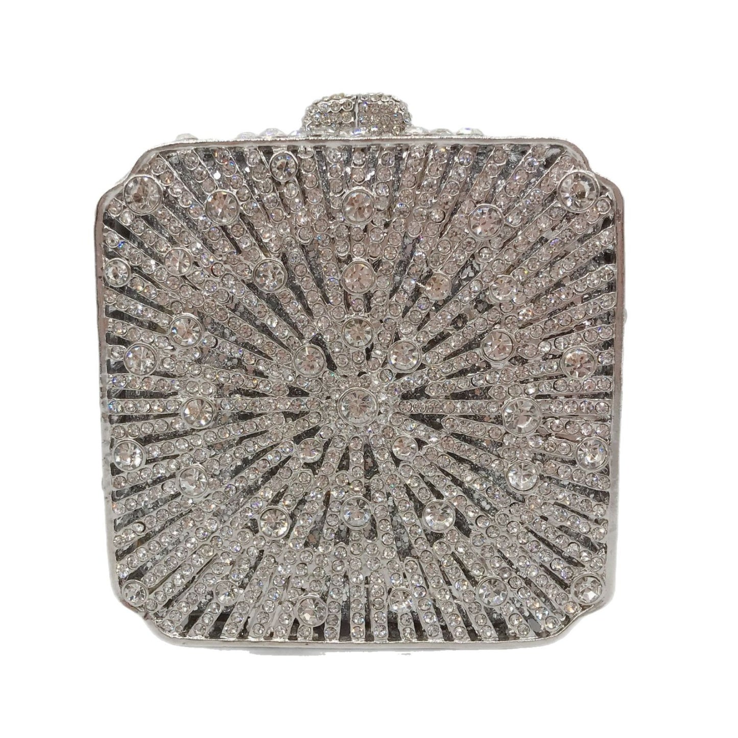 Women's Wedding Full Diamond Cheongsam Hand-held Box Dinner Bag