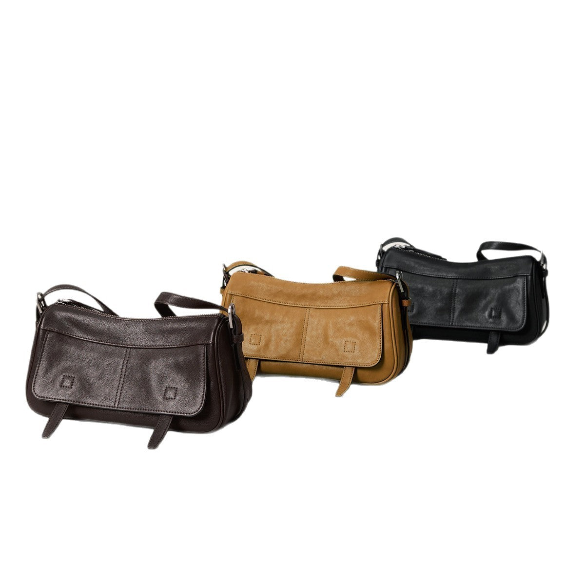 Unique Trendy Women's Leisure Commute Genuine Women's Leather Bag