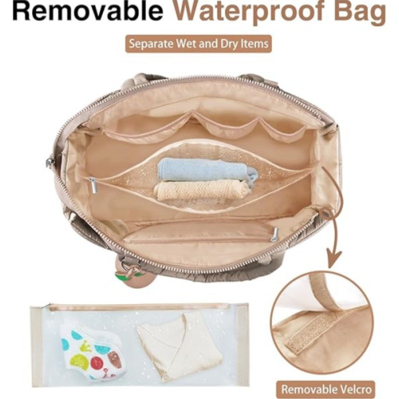 Bottle Storage Foldable Large Capacity Diaper Mummy Bag
