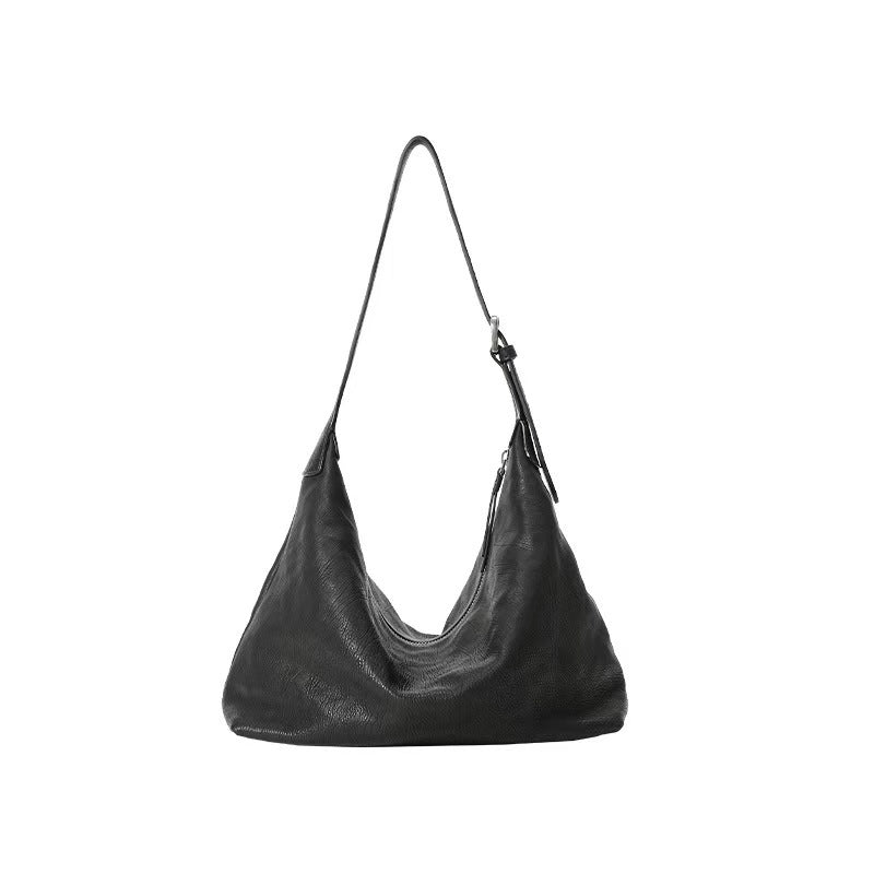 Skin Underarm Classic Commuter Genuine Leather Women's Shoulder Bag