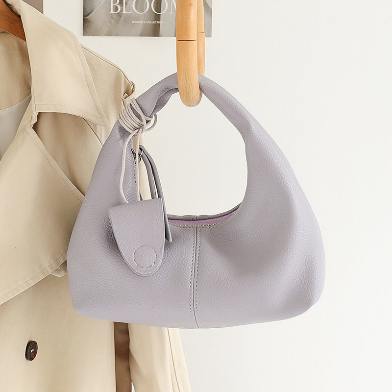 Women's Commuter Carrying Cute Lychee Pattern Soft Leather Women's Handbag