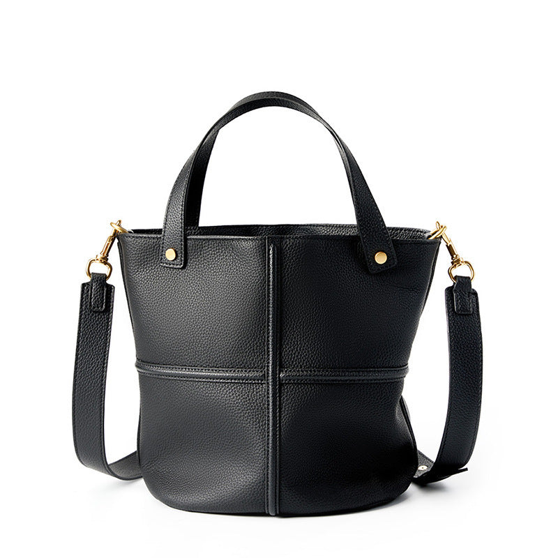 Autumn Niche Versatile High Quality First Layer Cowhide Commuter Elegant Women's Messenger Bag