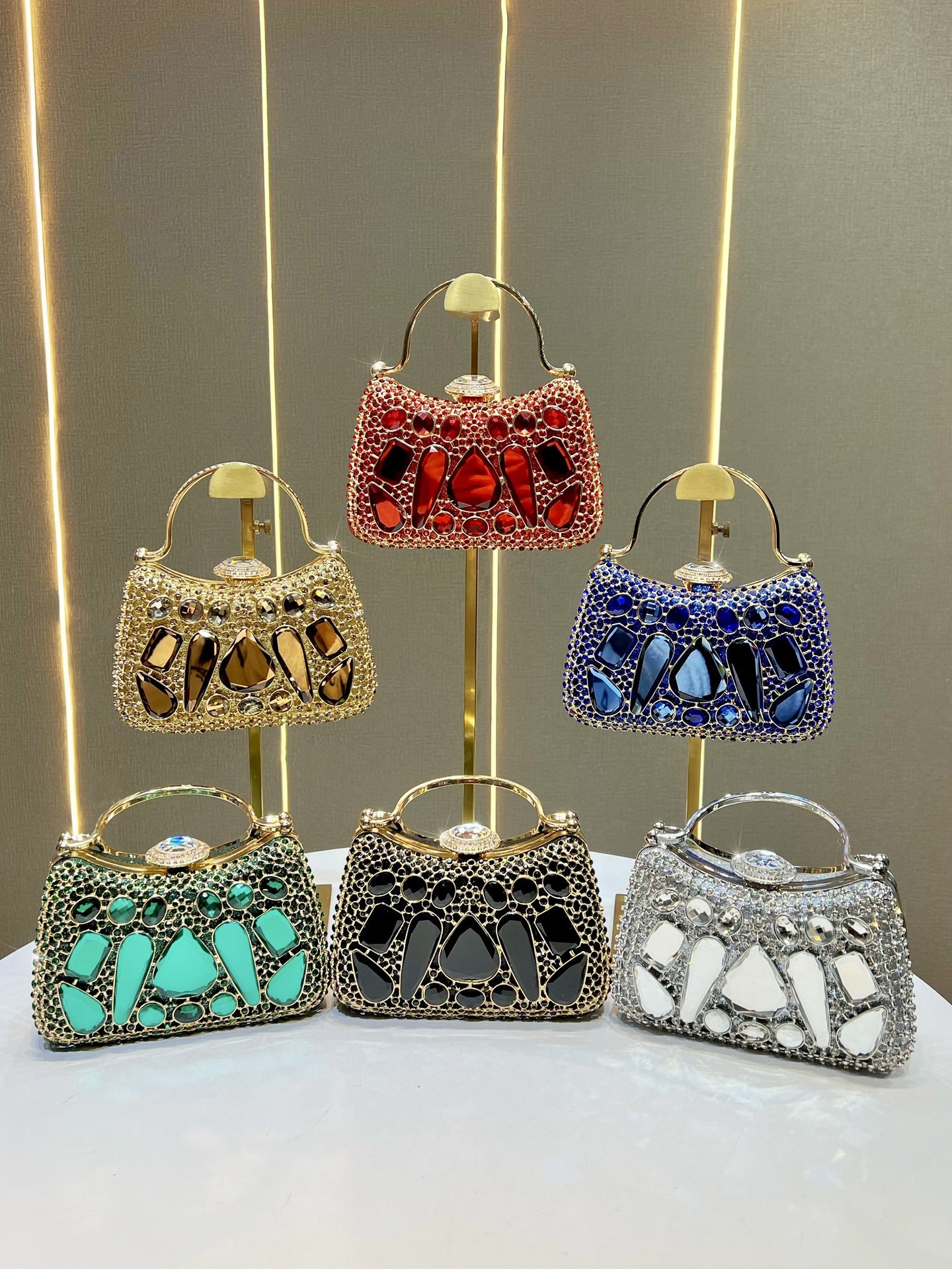 Women's Luxury Exquisite French Diamond High Sense With Bags