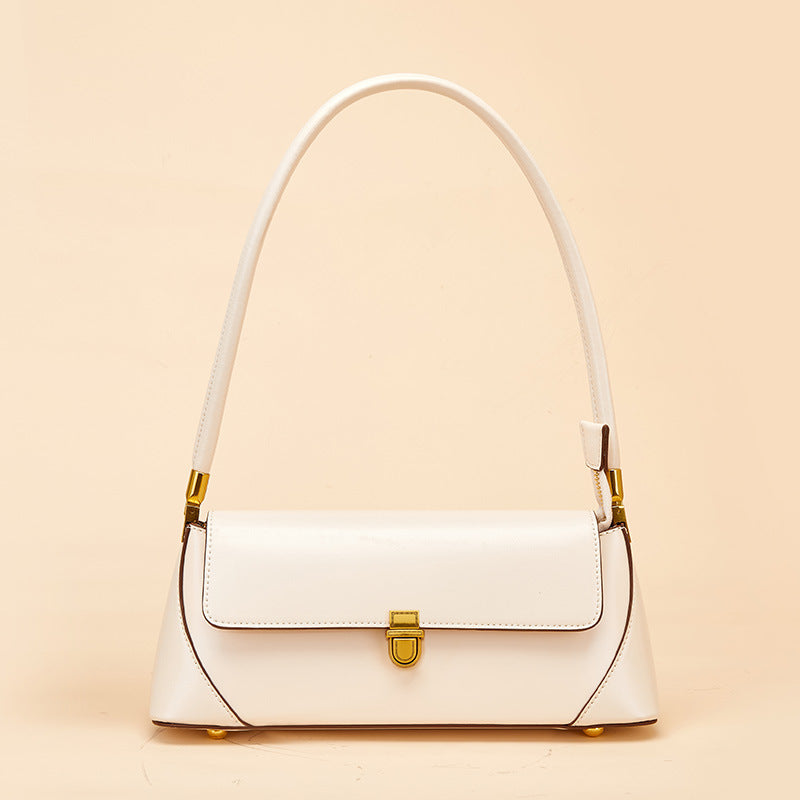 Women's Niche Baguette Genuine Leather Underarm Summer Women's Handbag