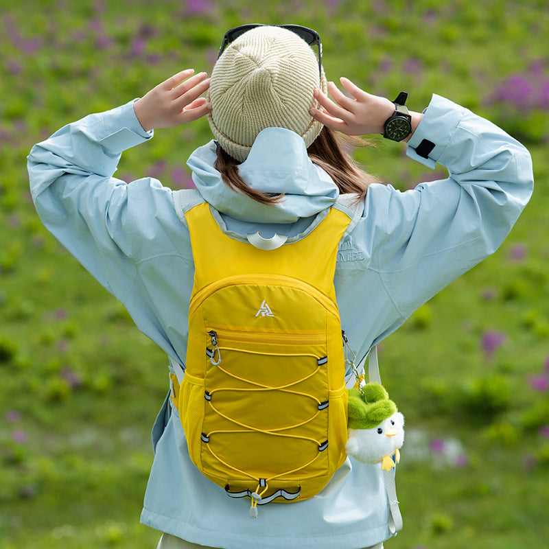Women's & Men's With Bee Pattern Biking Walking Lightweight Large Mountain Climbing, Hiking Bag