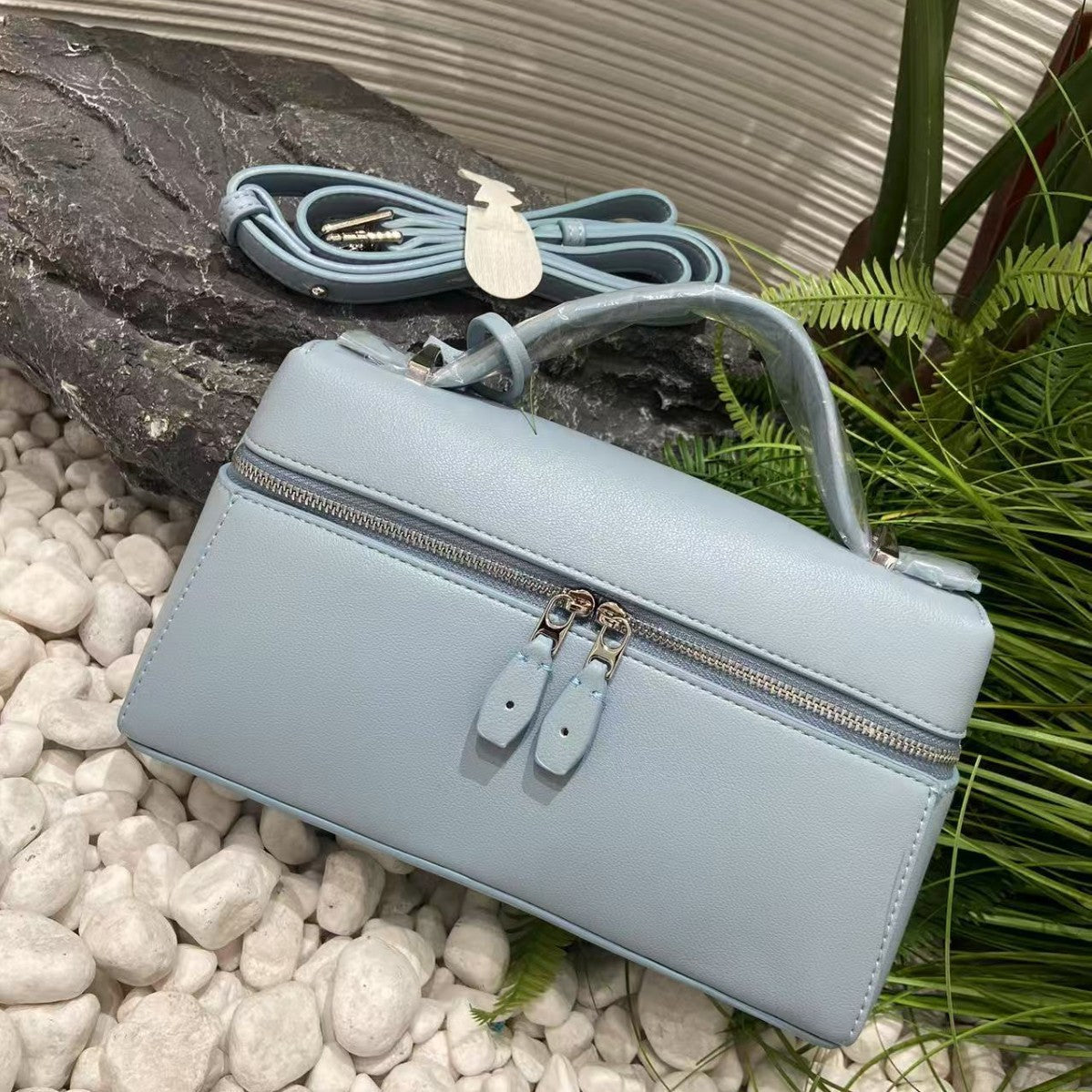 Women's Grain Surface Lunch Box Niche High-grade Bags
