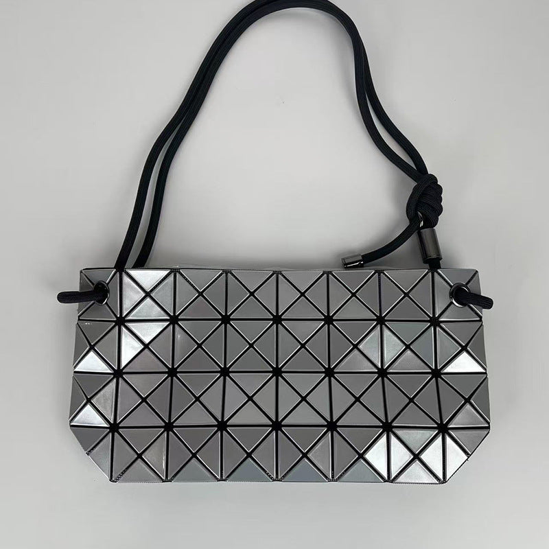 Spring Geometric Rhombus Fashion Drawstring Underarm Women's Messenger Bag