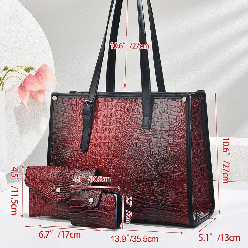 Women's Fashion Advanced Texture Chain Oblique Handbags
