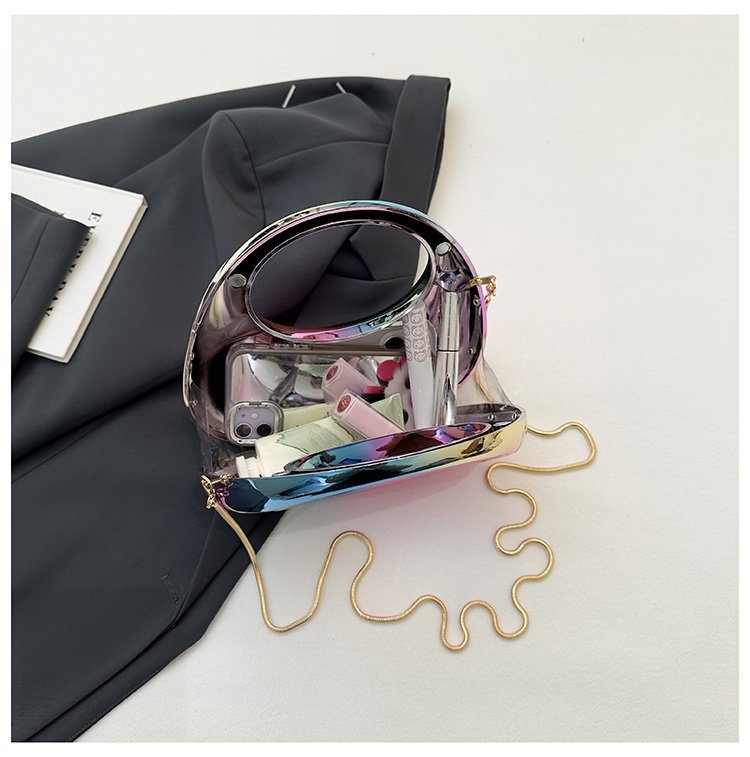 Women's High-grade Color Curved Moon Fashionable Bags