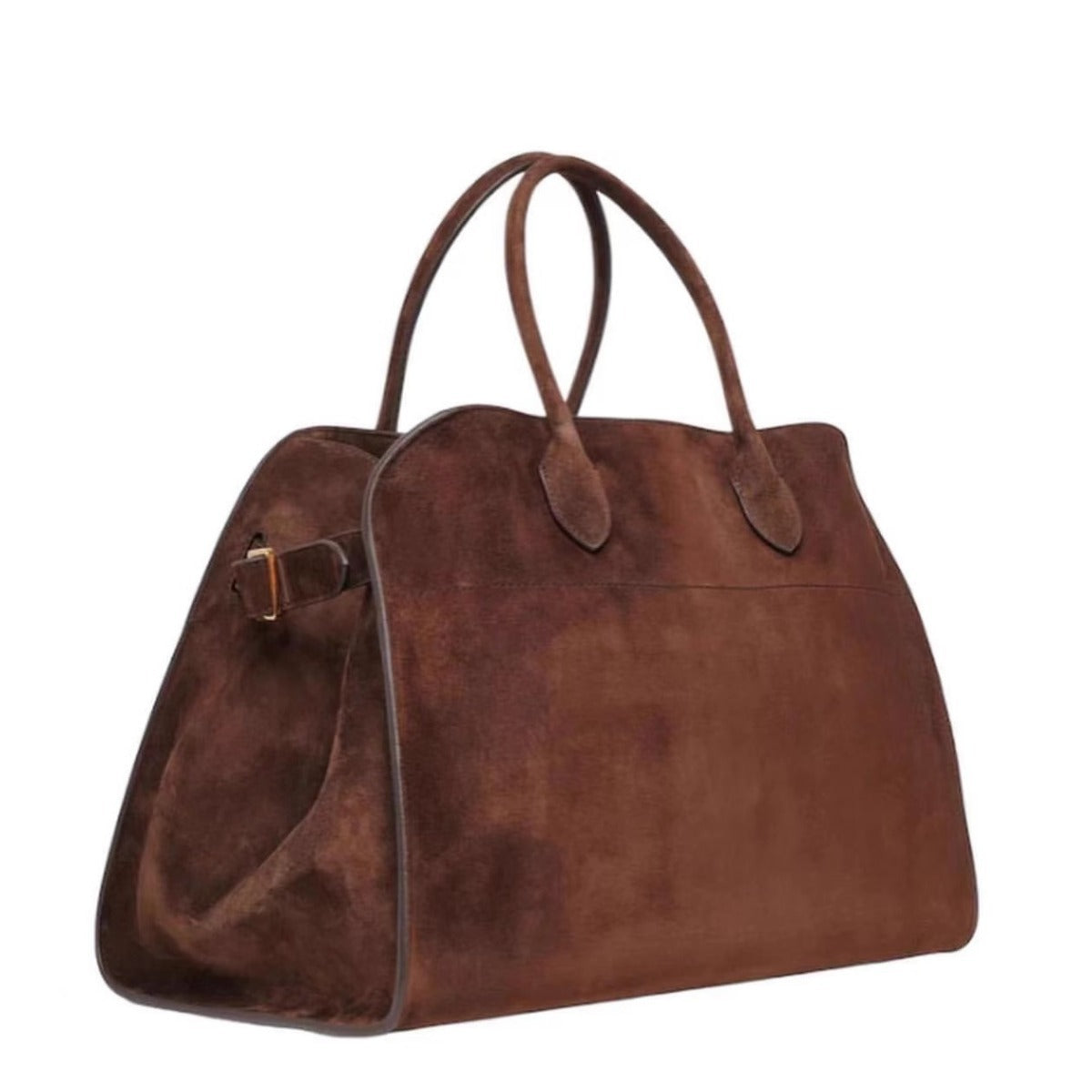 Durable Suede Cowhide Commuter Texture Leather Travel Bags