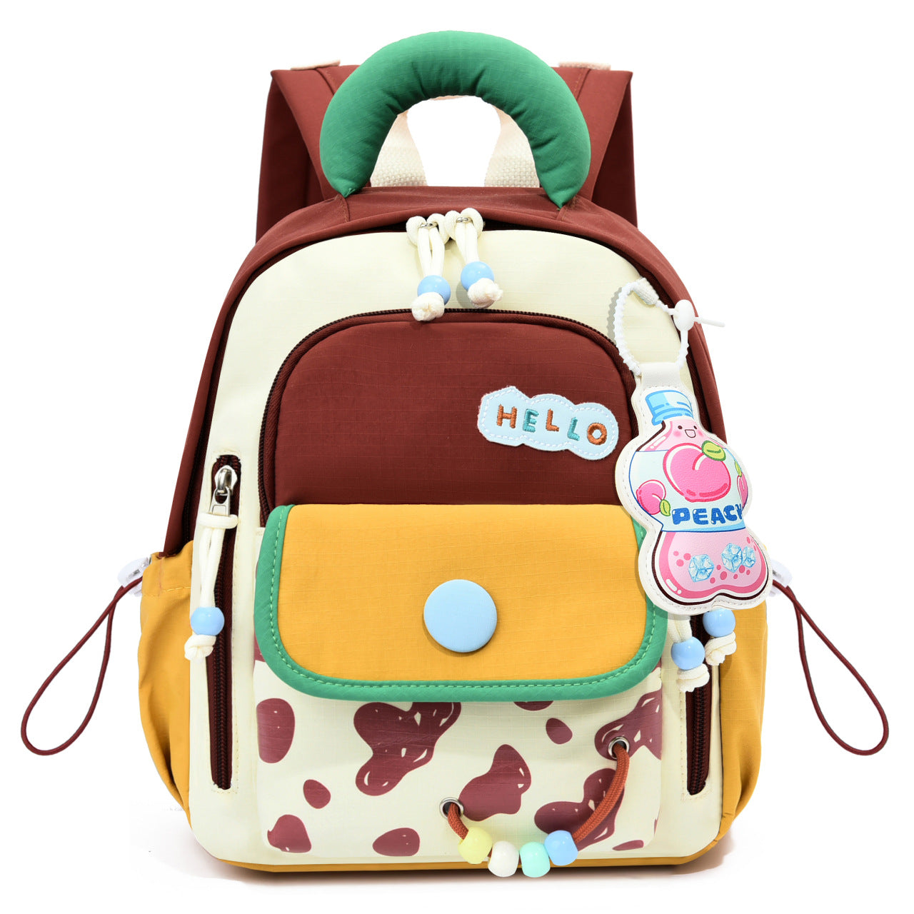 Women's Cute Dopamine Lightweight Contrast Color Good-looking Leisure Backpack