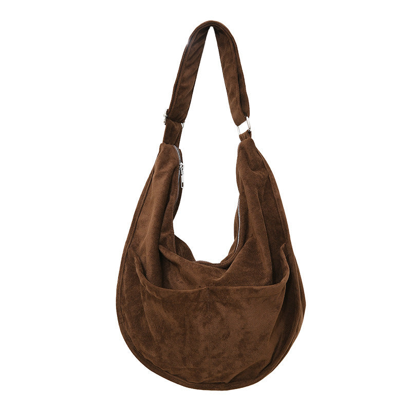Cool Versatile High Quality Suede High-grade Women's Shoulder Bag