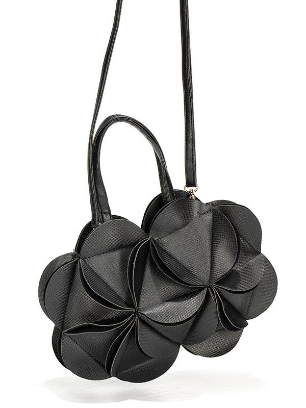 Women's Flower-shaped Creative Cute Pleated Korean Style Women's Messenger Bag
