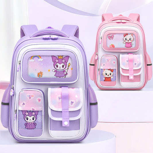 Children's Grade Spine Protection Large Capacity Good Primary School Bag