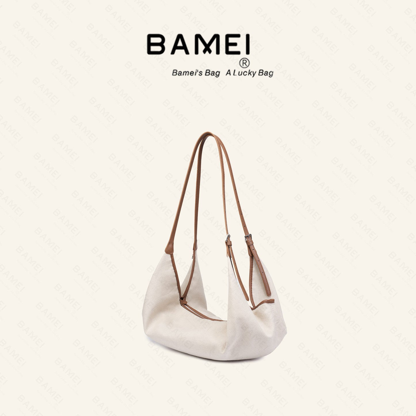Eight Ramie Fashion Simple Lightweight Exquisite Women's Messenger Bag