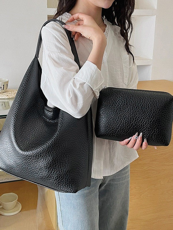 Women's Large Capacity Idle Style High-grade Loose Tote Bag