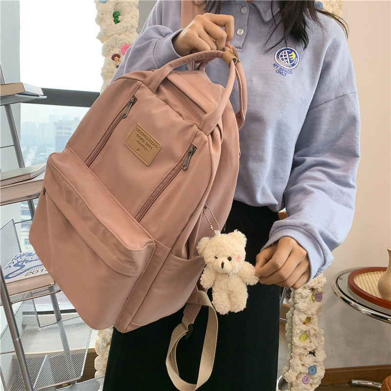 Junior High Large Capacity College Simple Backpacks