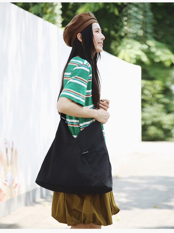 Style Simple Retro High-grade Large Capacity Pure Women's Shoulder Bag