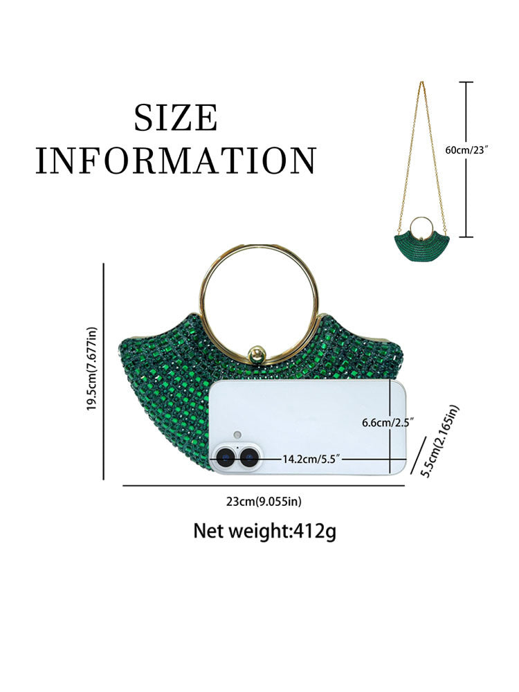 Women's Rhinestone Fashion Temperament Versatile High Sense Bags