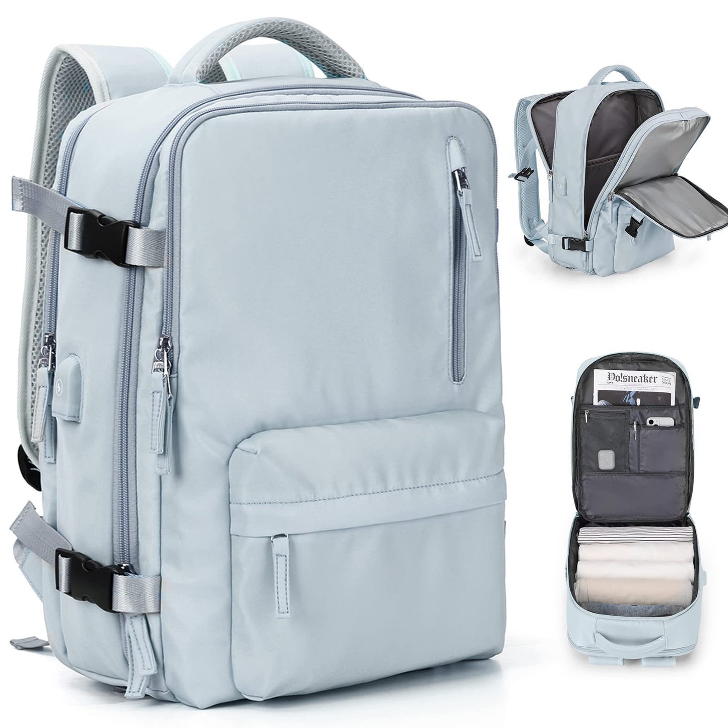 Men's Large Capacity Wet Dry Classification Excursion Luggage