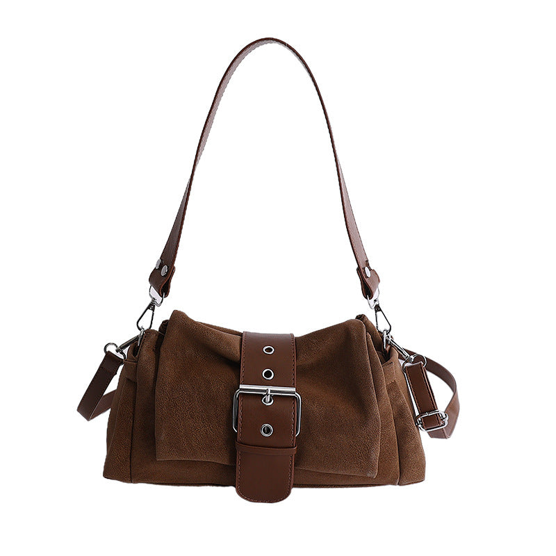 Trendy Frosted Portable Fashion Korean Retro Buckle