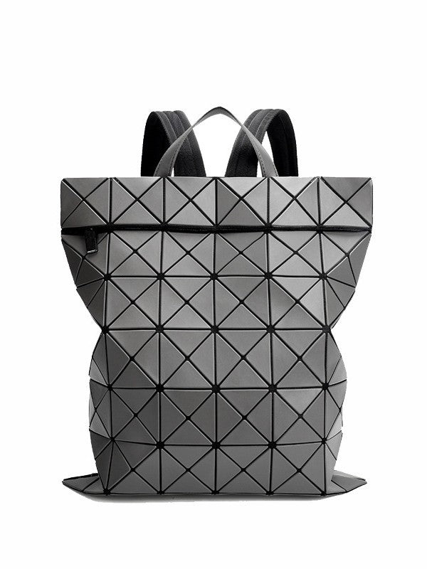 Women's Personality Rhombus Large Capacity Trendy Cool College Student Schoolbag
