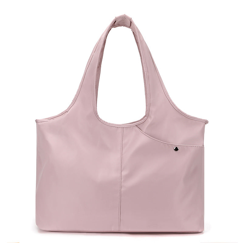 Women's Style Simple Large Capacity Lightweight Nylon Cloth Women's Shoulder Bag