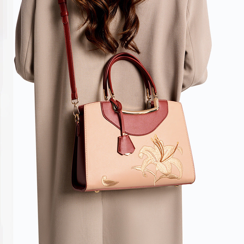 Women's Mother's Day Gift For Mother Large Capacity Mom Niche High-grade Women's Shoulder Bag
