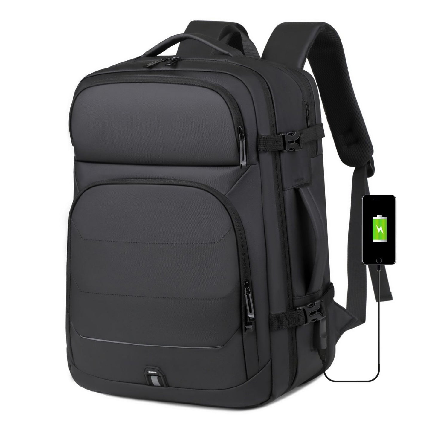 Men's High-grade Waterproof Computer Large Capacity Scalable Business Backpack