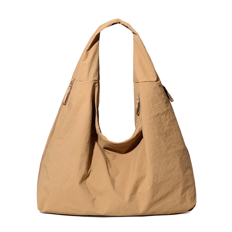 Women's Idle Style Underarm Large Capacity Korean Solid Color Fashion Women's Shoulder Bag