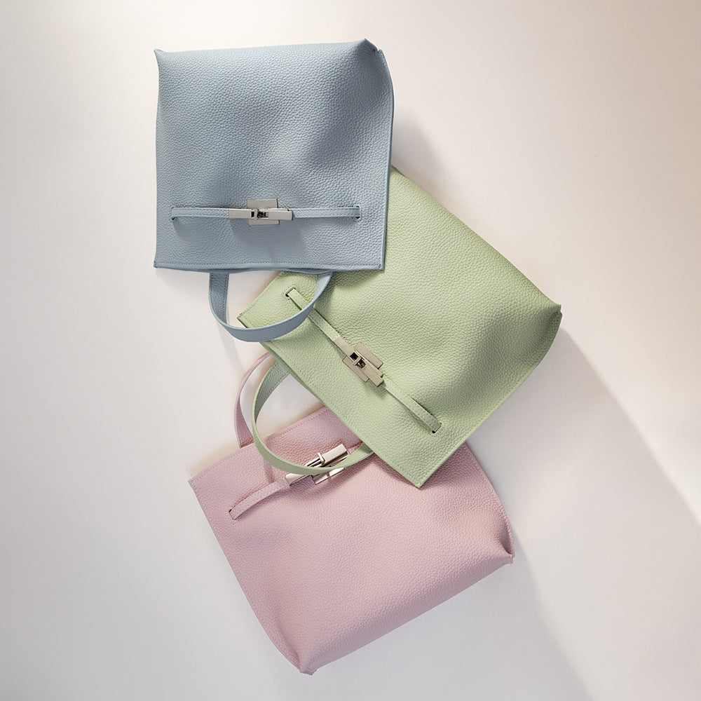 Women's High-grade Genuine Leather Portable Kelly Fashion Women's Shoulder Bag