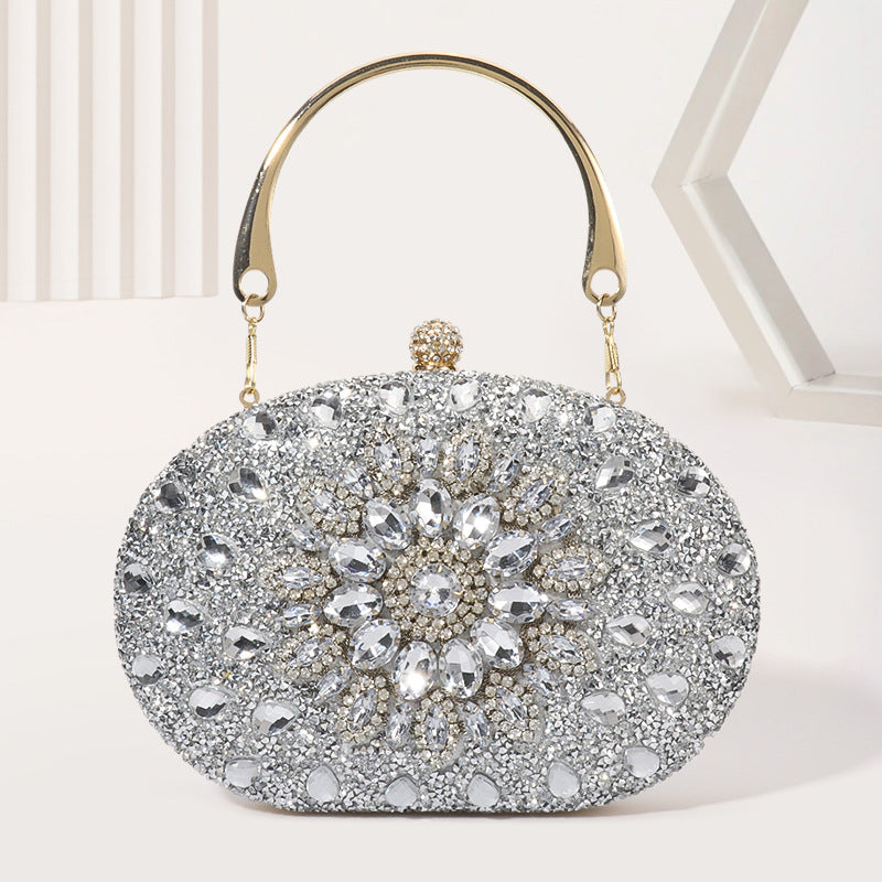 Sunflower Dress Cheongsam Banquet Refined Light Dinner Bag