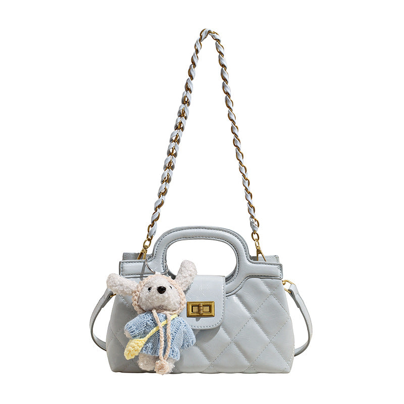 Classic Style Portable Texture Chain Fashionable Shoulder Bags