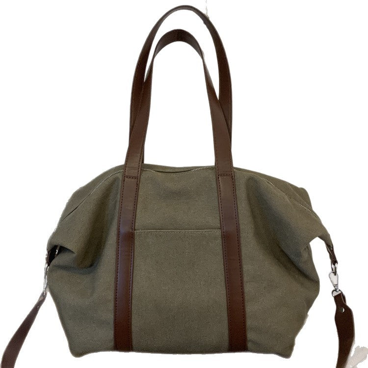 Women's Canvas Large Capacity College Class Women's Shoulder Bag