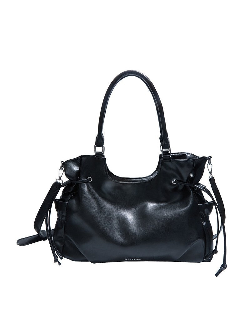 Women's Underarm High-grade Large Capacity Soft Leather Bags