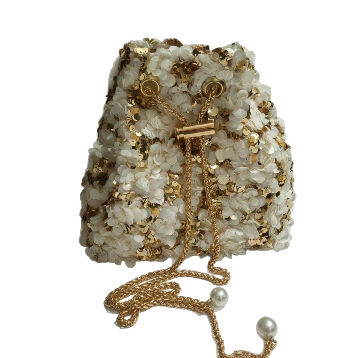 Women's Fashion Summer High-grade Korean Style Rhinestone Bucket Bags