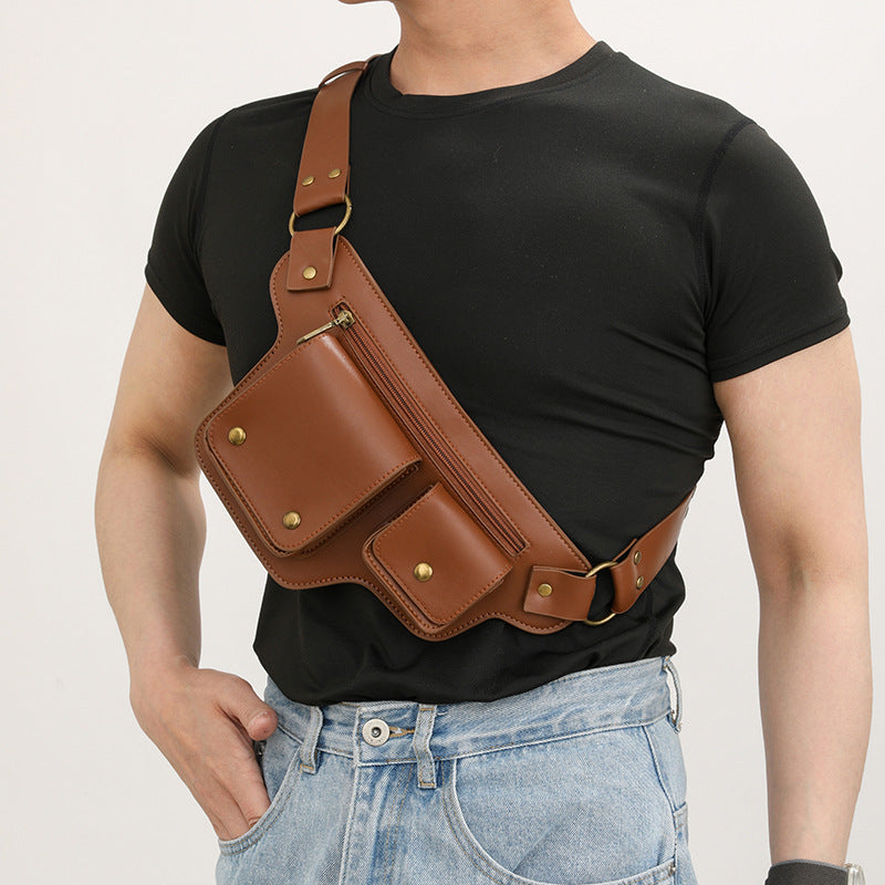 Men's Retro Adjustable Motorcycle Style For Bags